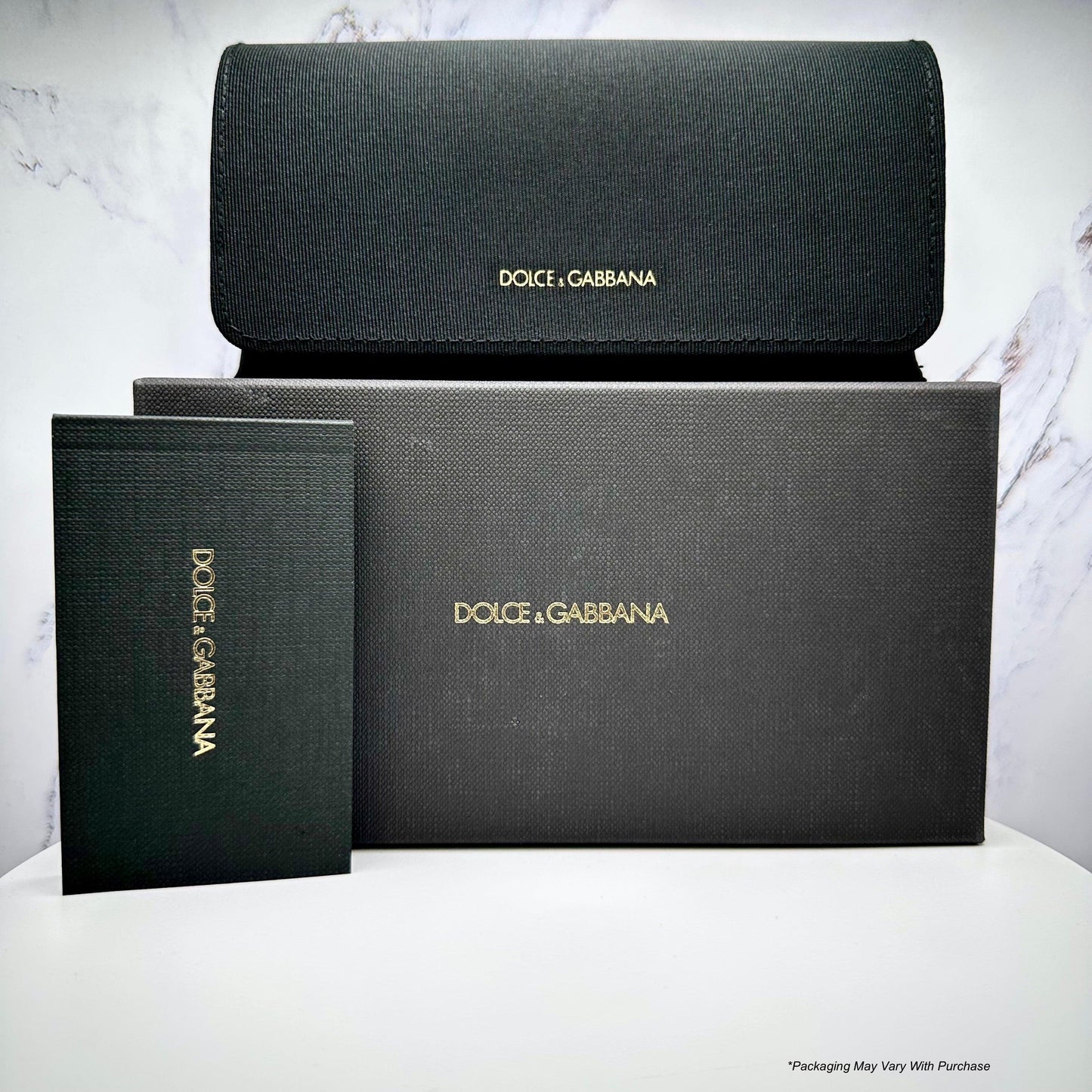Dolce & Gabbana box and case, authentic packaging.