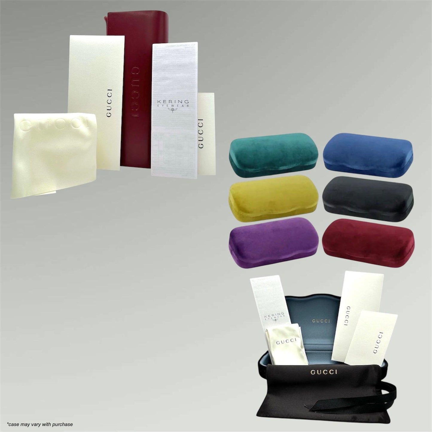 Gucci case, authentic packaging.