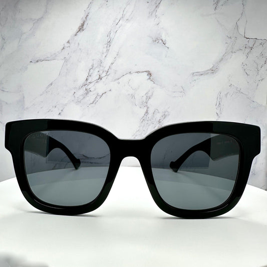 Gucci GG0998S 001 black front frame sunglasses