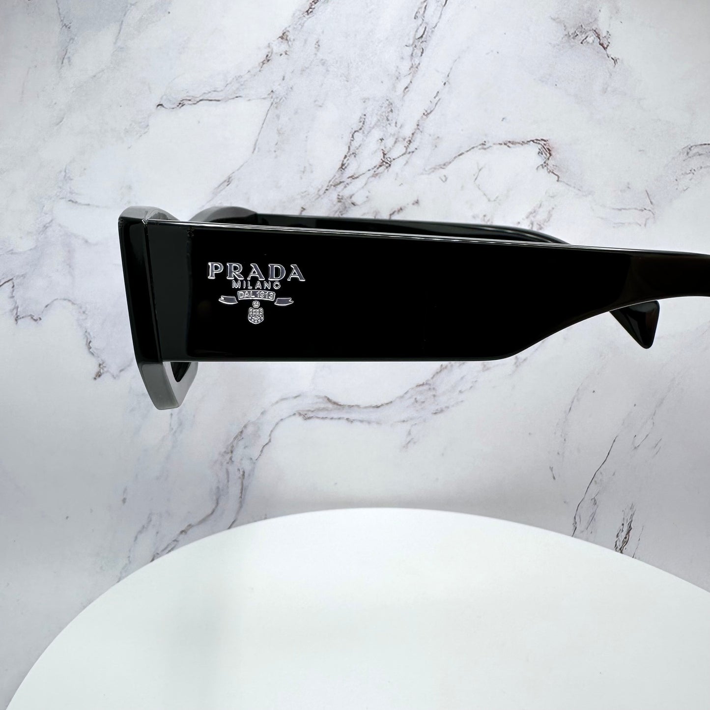PRADA Sunglasses Black PRADA MILANO Logo PRA01S