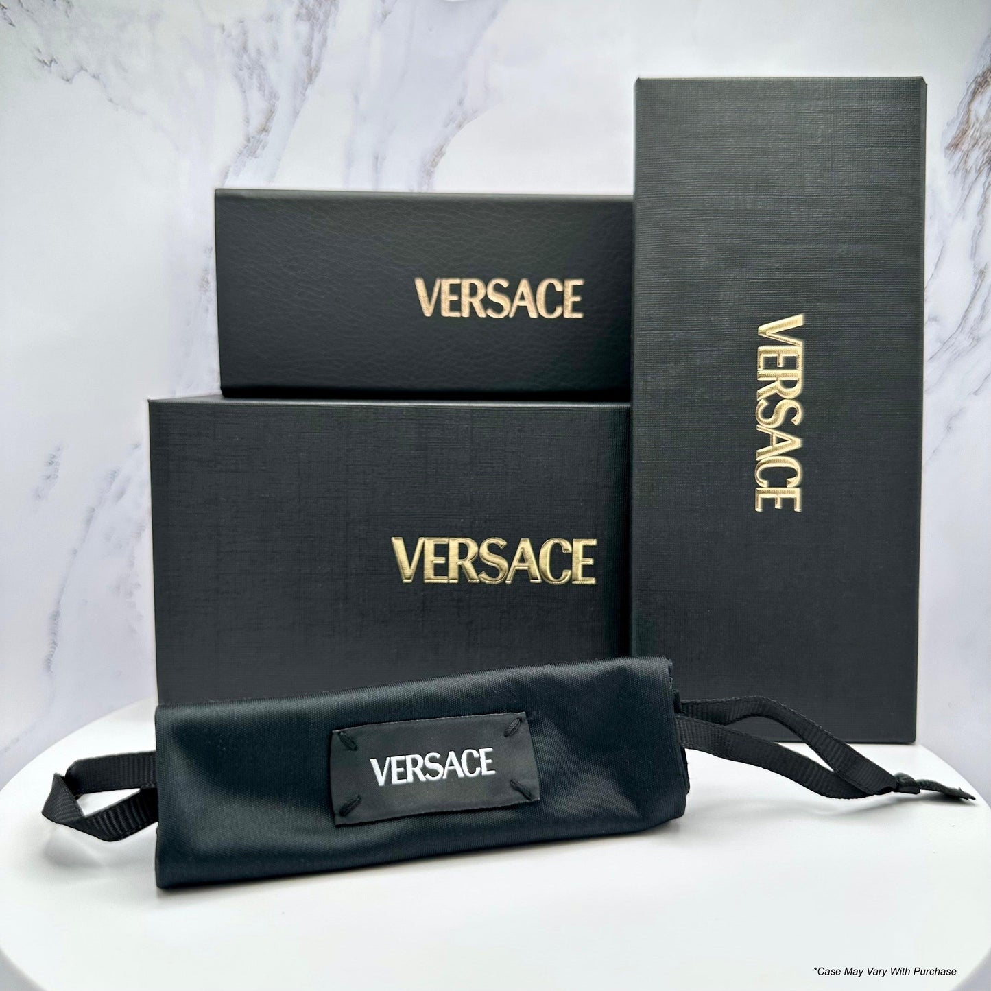 VERSACE VE4480U GB1/87 authentic case and box, packaging