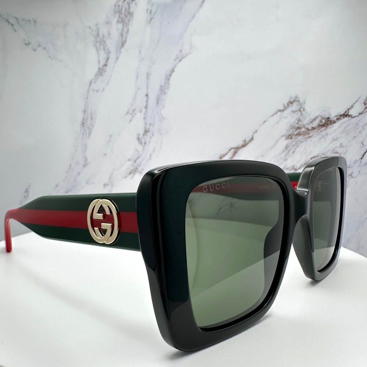 GUCCI Sunglasses GG1861S 001 Back Square Web Arms