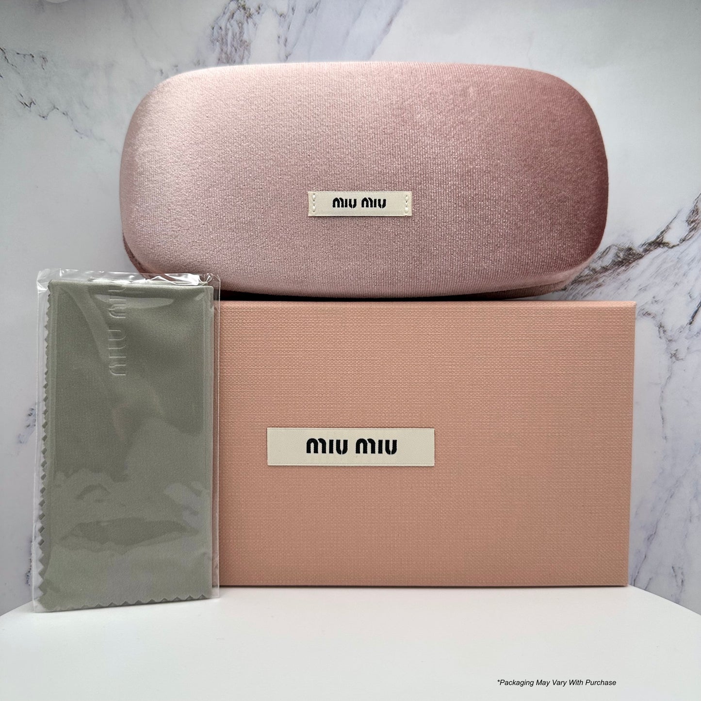 Miu Miu box and case authentic packaging for eyewear