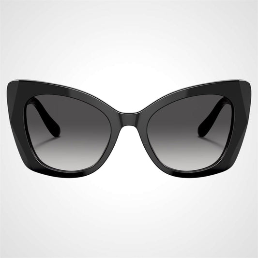 Dolce & Gabbana DG4405 501/8G black sunglasses for women with gold logo