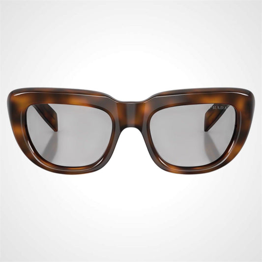 PRD07S 20D50Q rectangle women's juniper tortoise sunglasses front view