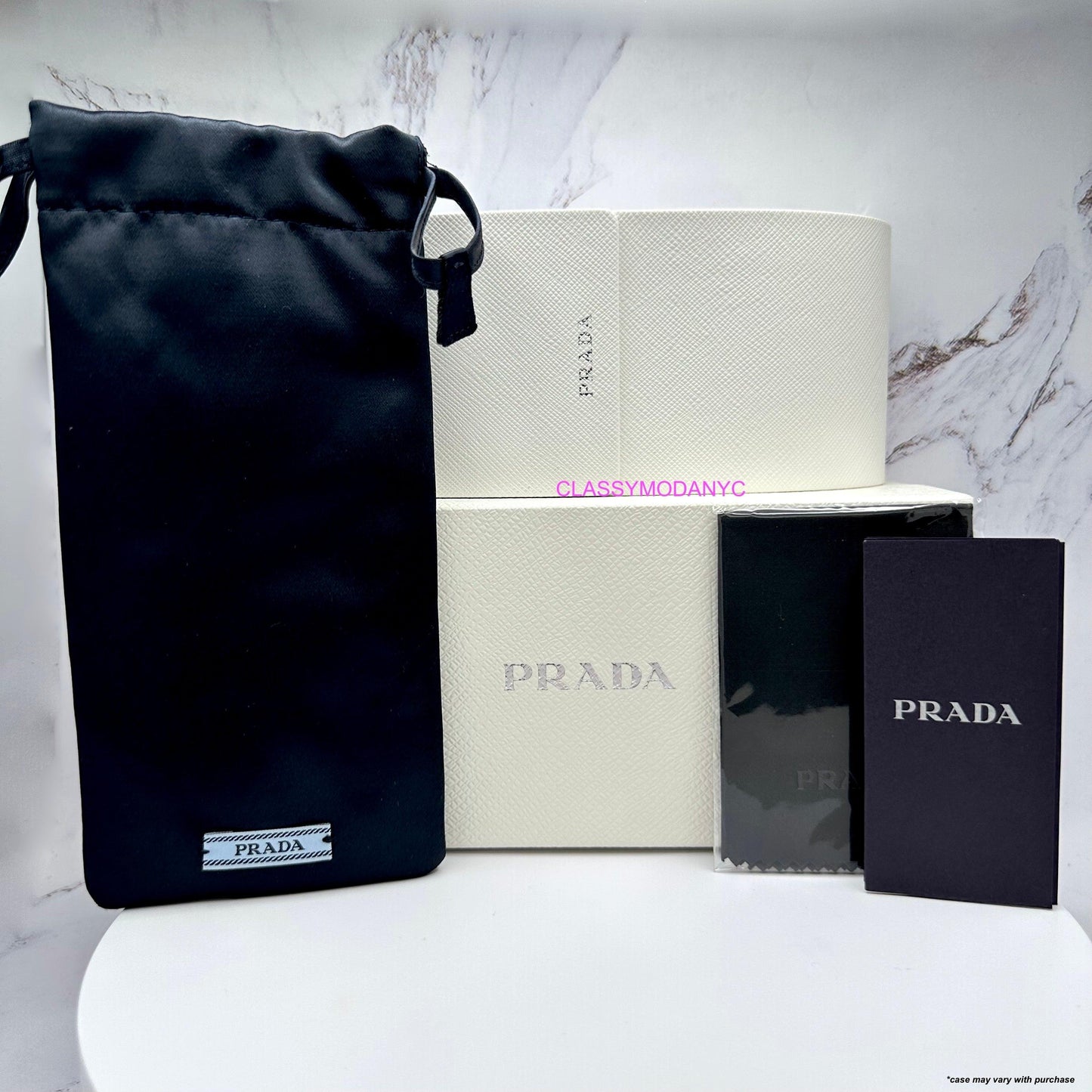 PRADA authentic box and case, packaging
