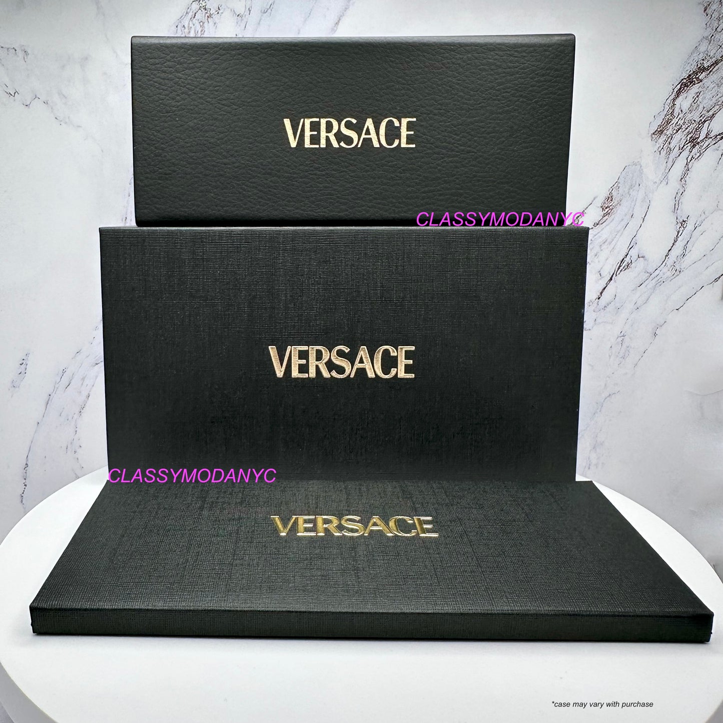 Versace authentic packaging box and case