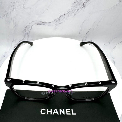 CHANEL CH3392 C501 black eyeglasses square frame 53mm for women