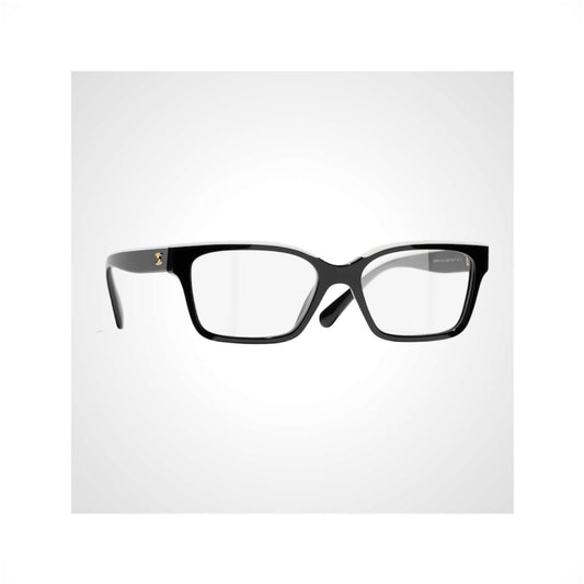 3510 1656 Chanel eyeglasses black white 