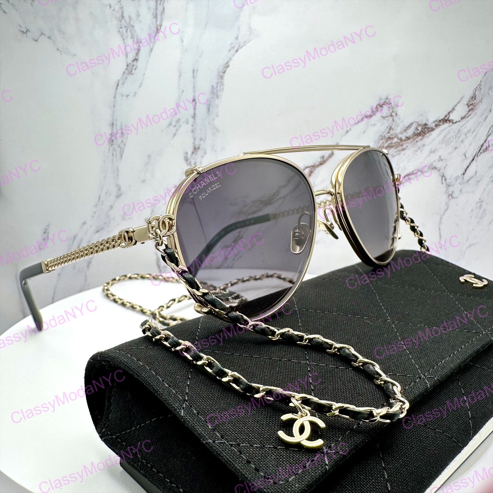 4292 C134/SB Chanel Sunglasses aviator 4
