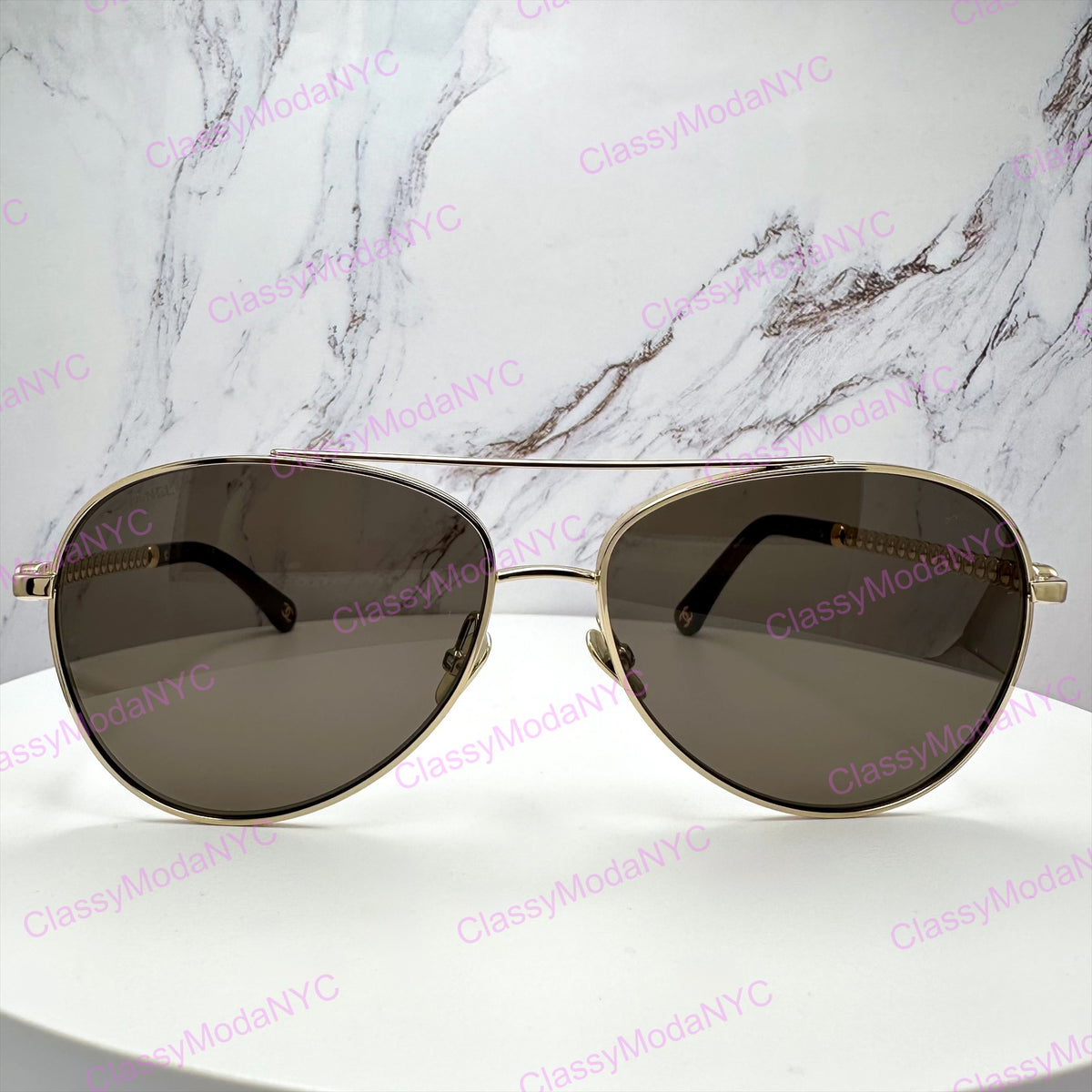 4298H C125/3 Chanel sunglasses aviator 2