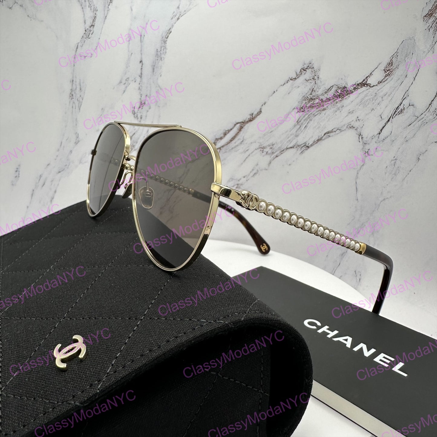 4298H C125/3 Chanel sunglasses aviator 3