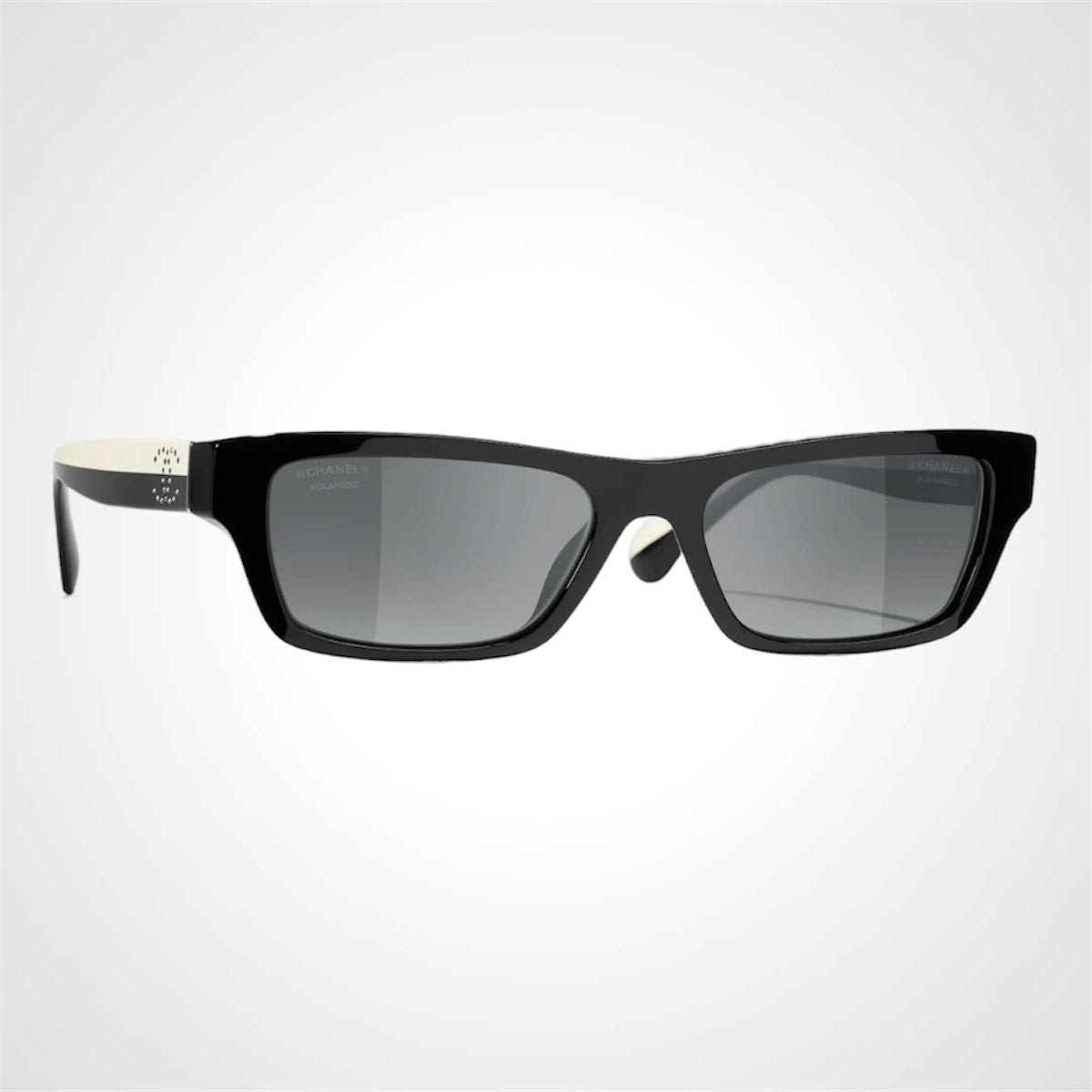 5564B C501/S8 Chanel sunglasses side view black and white square 