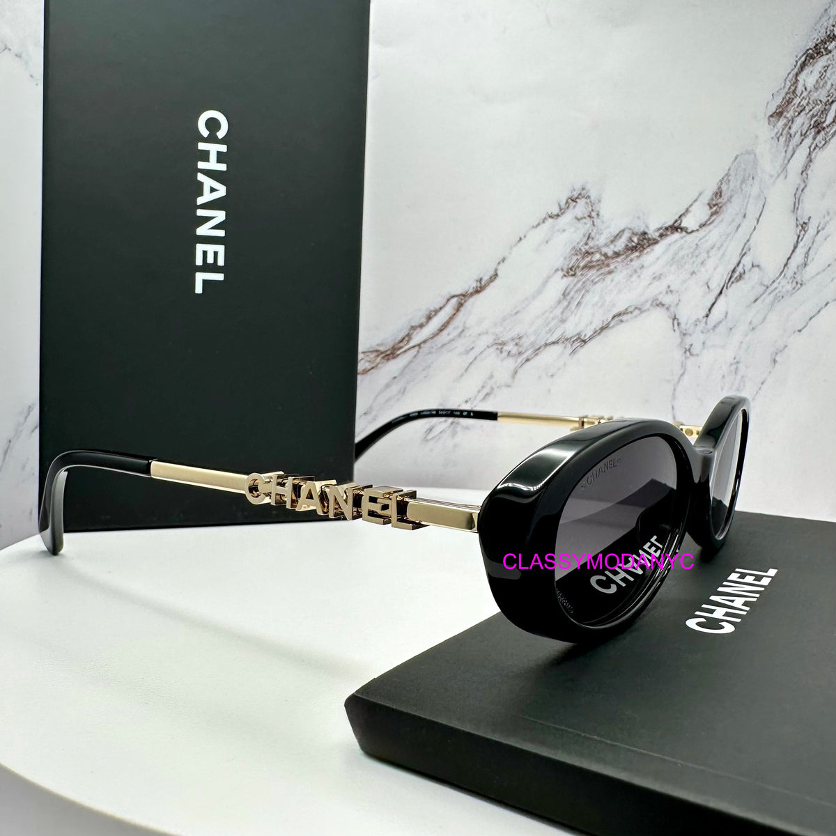 Chanel Side Logo Sunglasses Eyewear v_19803712_1689092841210_bg_pr  main image 3