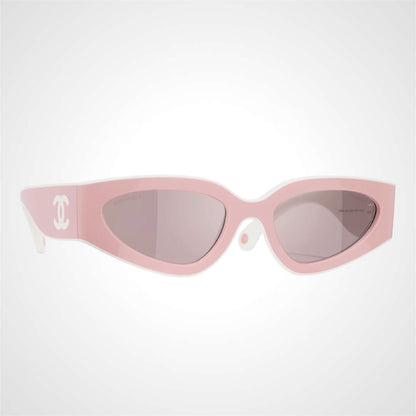 6056 1870/53 Chanel sunglasses pink white 5