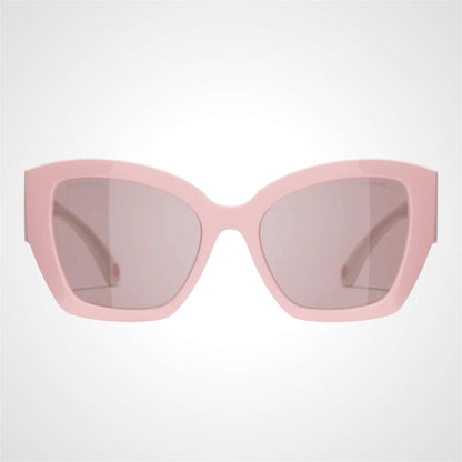 6058 1870/53 Chanel sunglasses pink and white 