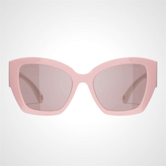 6058 1870/53 Chanel sunglasses pink and white 