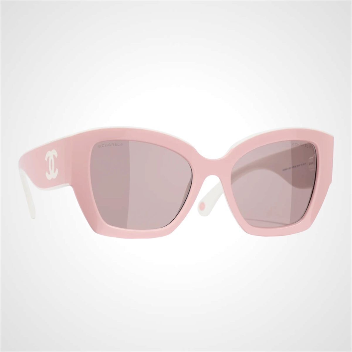 6058 1870/53 Chanel sunglasses pink and white 