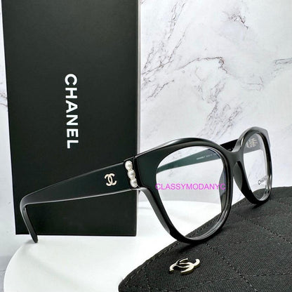 CHANEL CH3440H C622 black eyeglasses for women