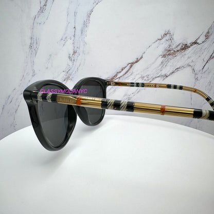 Burberry Sunglasses BE4455 4161/87 black with checkered arms 