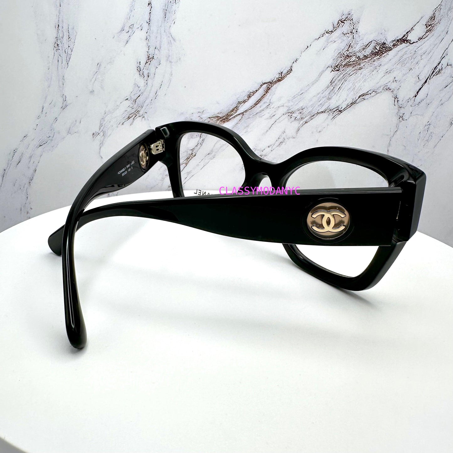 CH3490 C622 Chanel eyeglasses square gold interlocking CC 