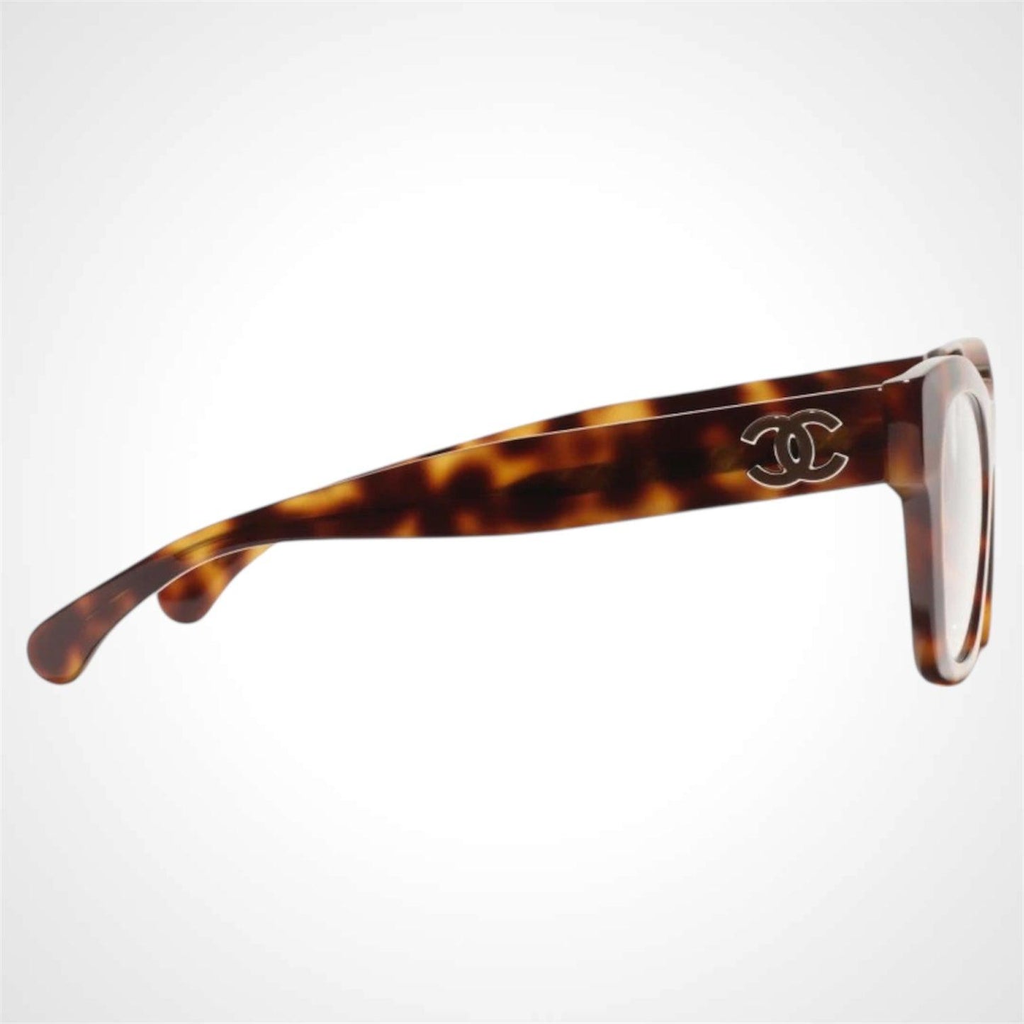 CHANEL CH3498 1829 brown square side frame eyeglasses