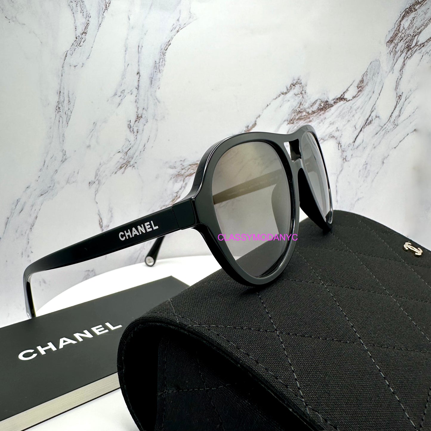 CH5552U C501/M3 Chanel sunglasses aviator pilot womens 