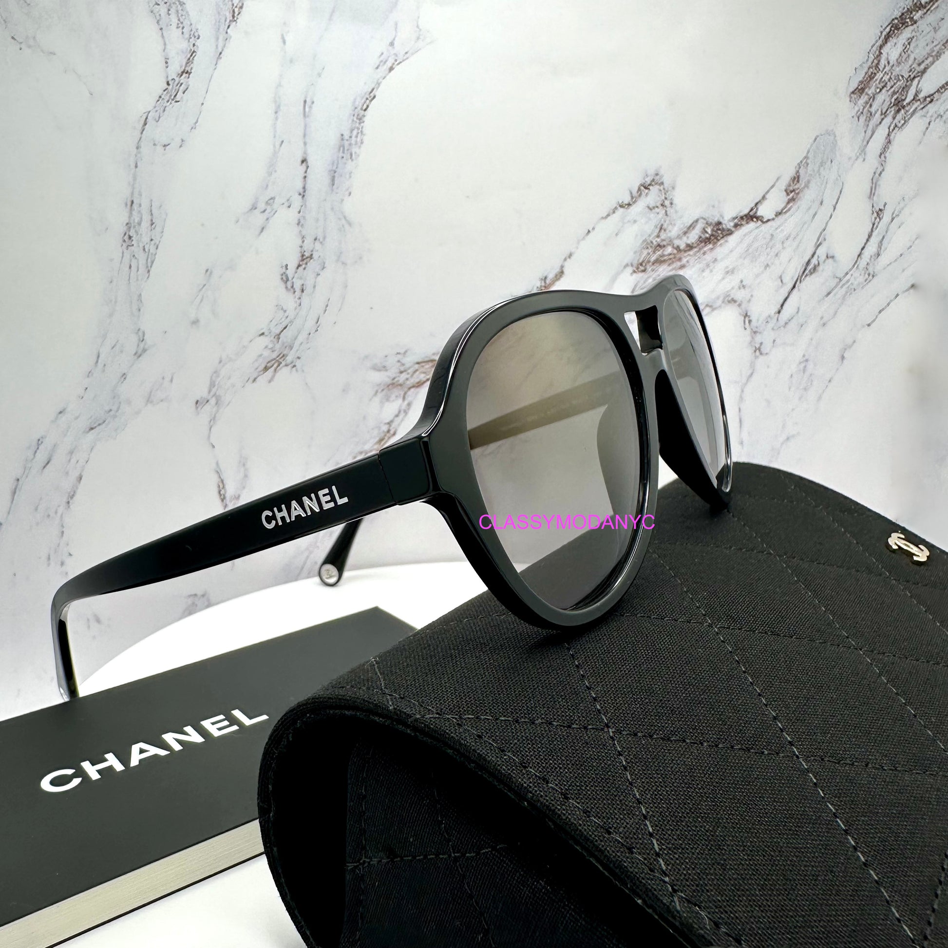 CH5552U C501/M3 Chanel sunglasses aviator pilot womens 