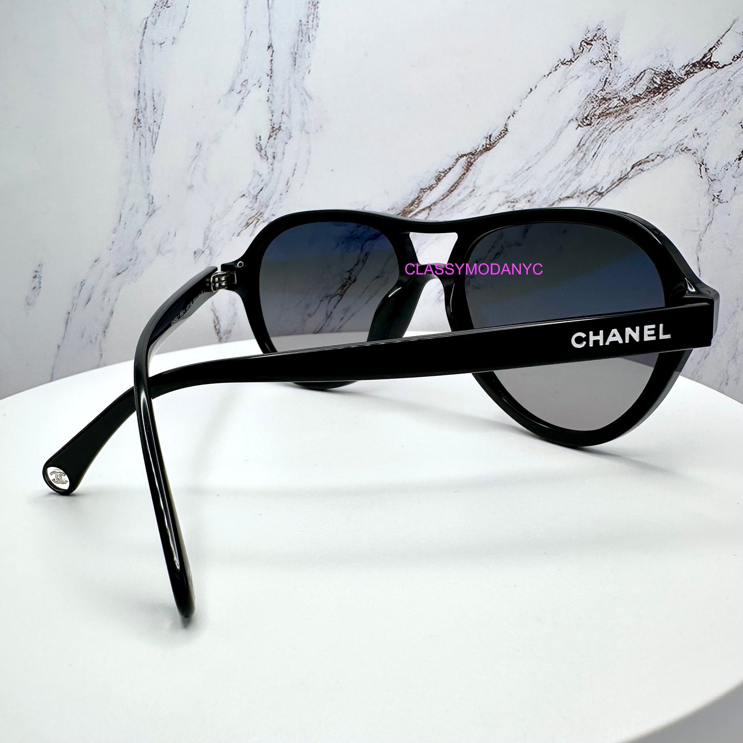 CH5552U C501/M3 Chanel sunglasses back view 