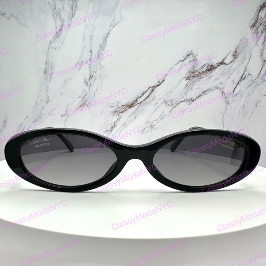 CH5565 C622/S8 Chanel oval sunglasses front view 