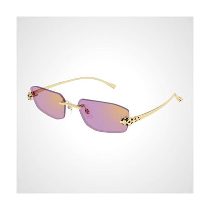 CT0474S 006 Cartier Pink Gold Sunglasses 