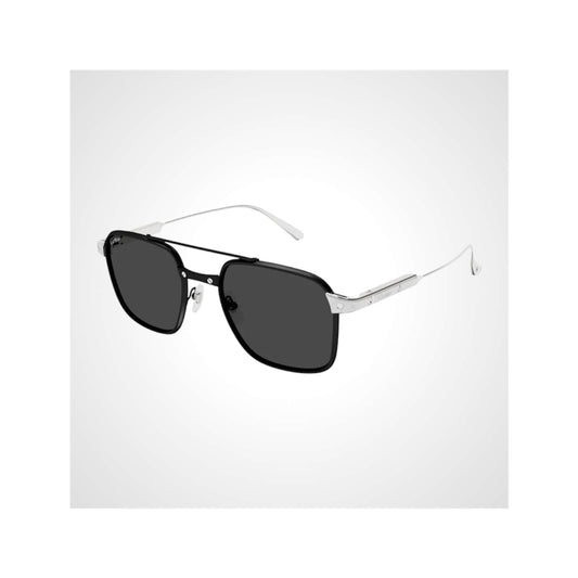 CT0610S 001 Cartier Santos Black Titanium Sunglasses 