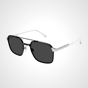 CT0610S 001 Cartier Sunglasses Santos Black 