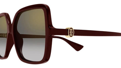 Cartier CT0641S 003 gold metal Cartier logo arms for women
