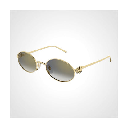CT0644S 001 Cartier Gold Sunglasses 