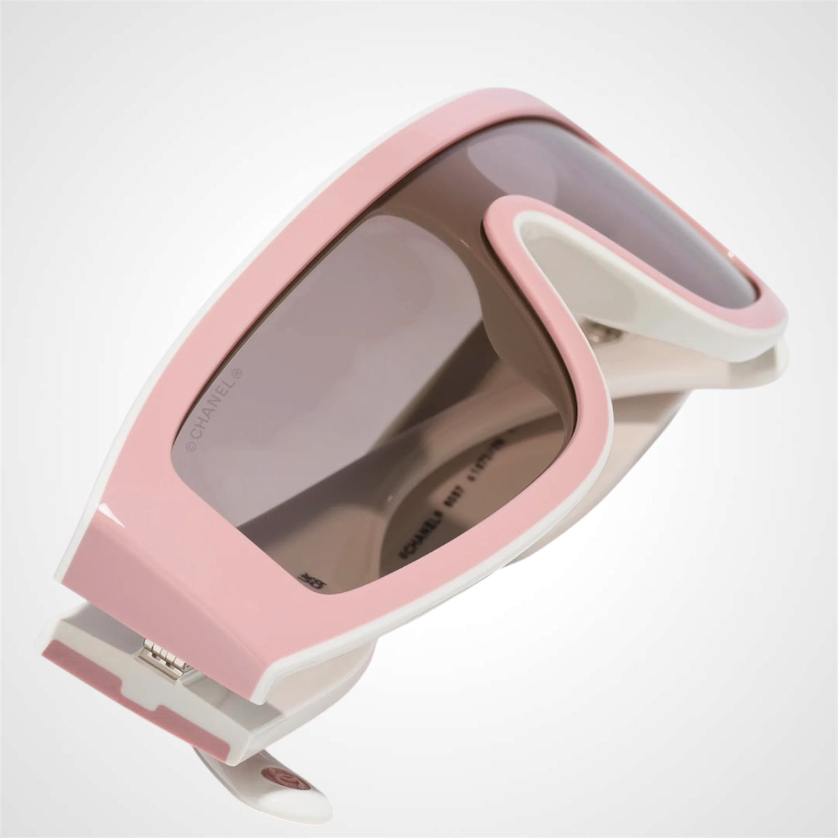 Chanel 6057 1870/7N wrap pink white sunglasses 