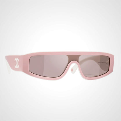 Chanel 6057 1870/7N wrap pink white sunglasses 4