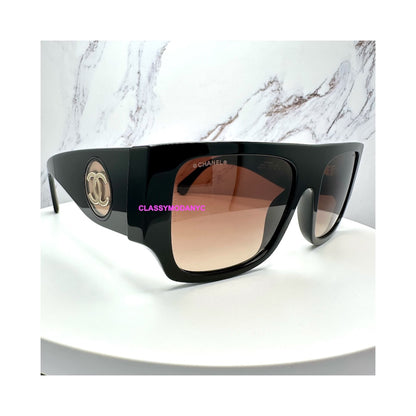 Chanel Black shield sunglasses CH5549 C622/S5 