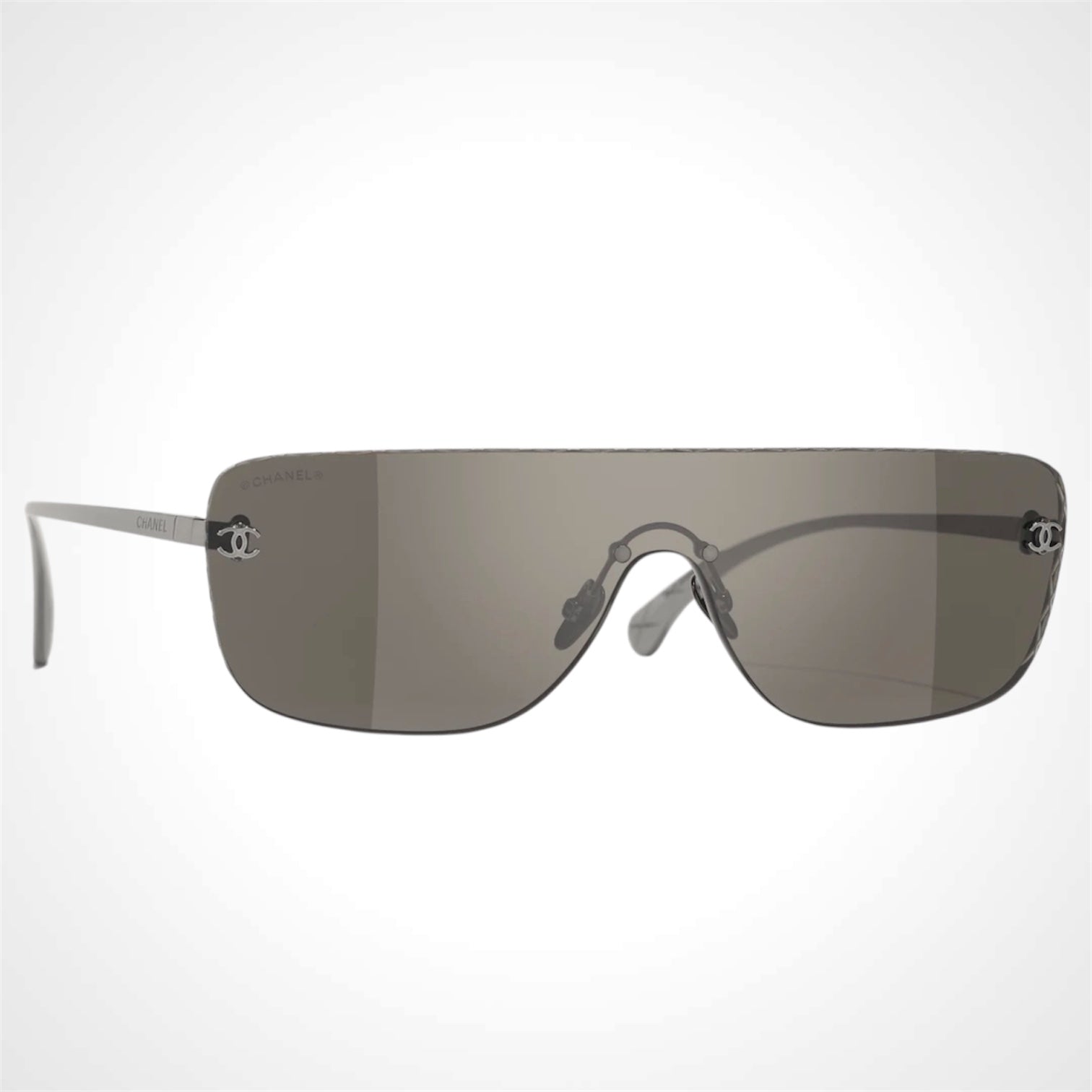 Chanel CH4293 C360/3 shield sunglasses 