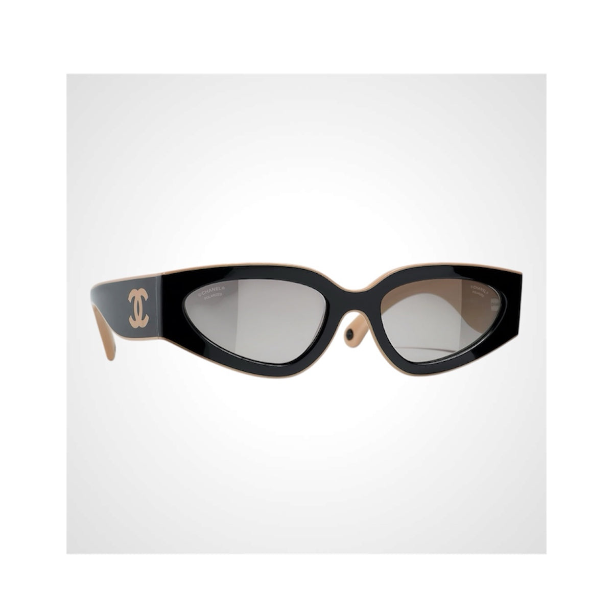 Chanel_CH6056_Black_and_beige_