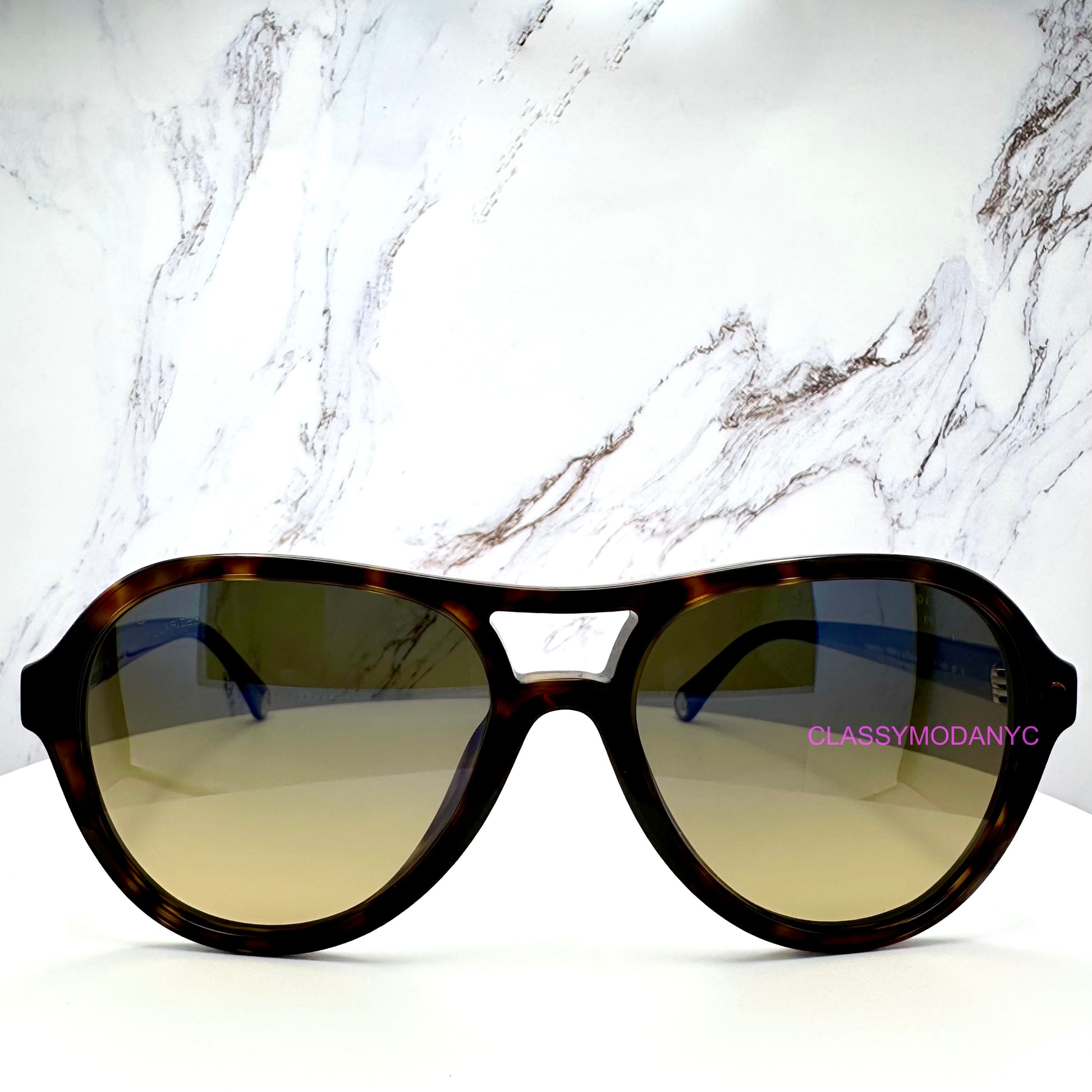 Chanel brown aviator CH5552U C714W1 front view 