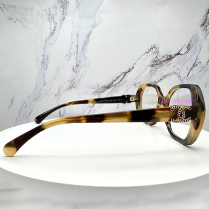 Chanel brown havana eyeglasses CH3496 1820 frames 