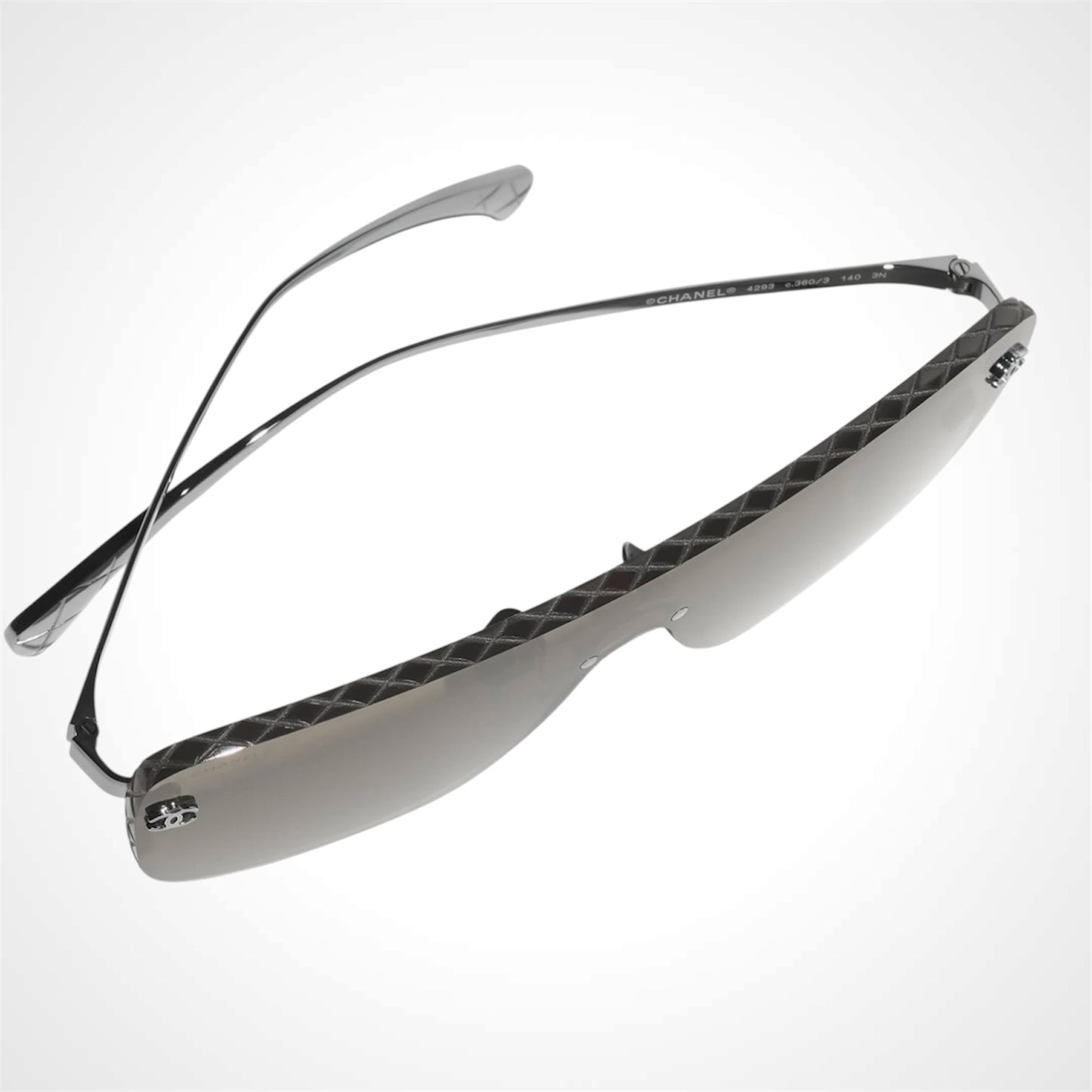 Chanel quilted shield sunglasses 