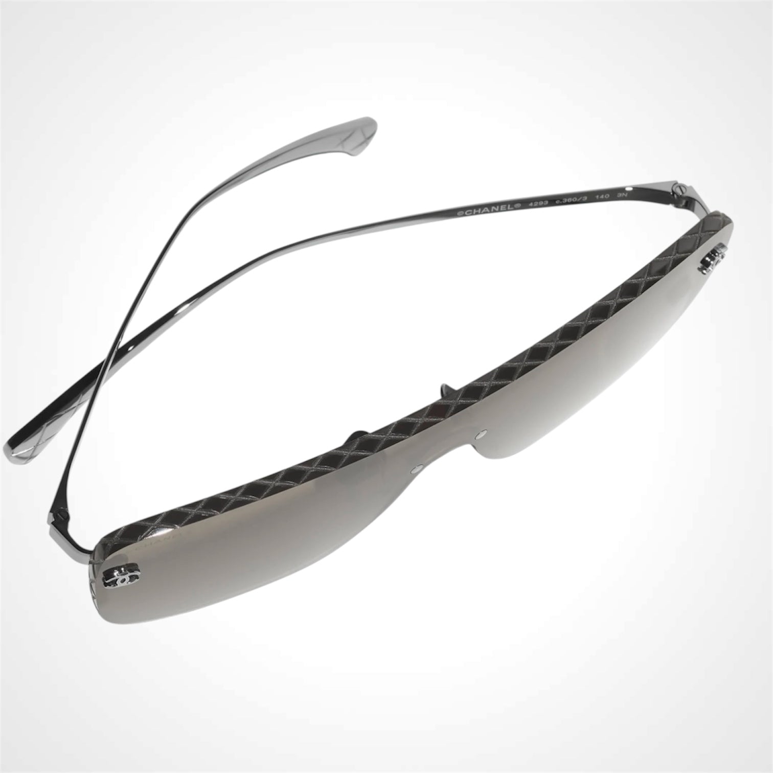 Chanel quilted shield sunglasses 