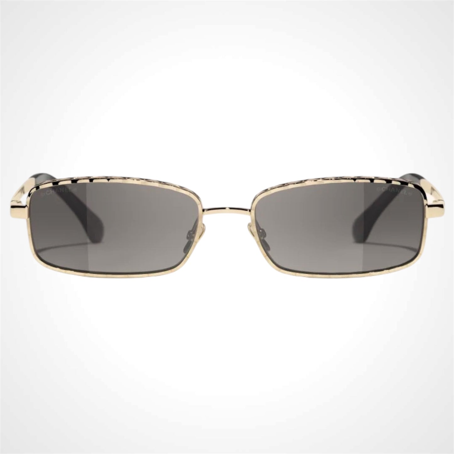CH4295 C134/S6 Chanel rectangular sunglasses front view 