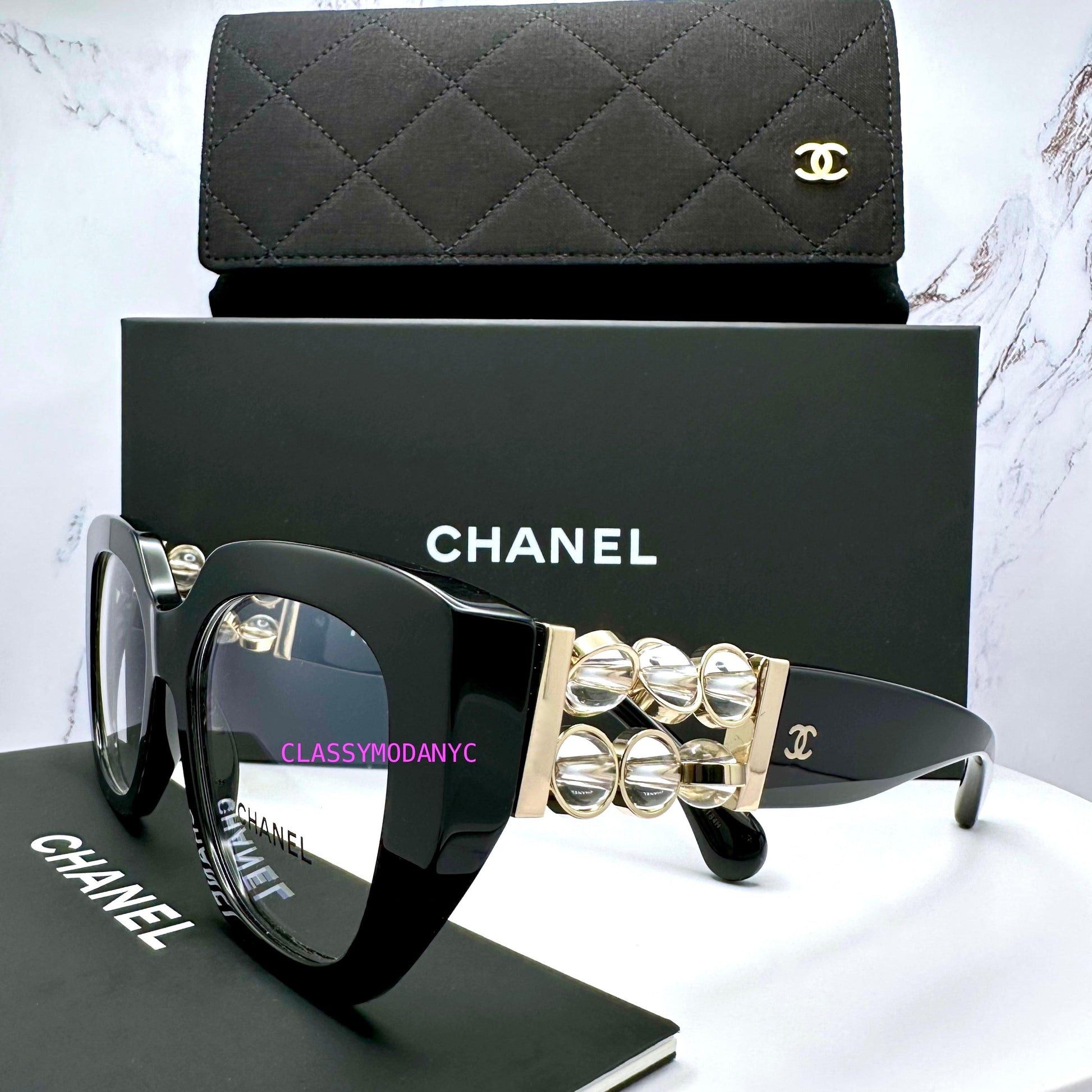 Chanel CH3488 C622 Chanel eyeglasses for women with box and case 