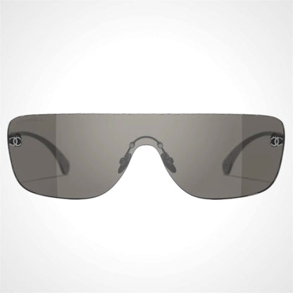 Chanel shield sunglasses front view 