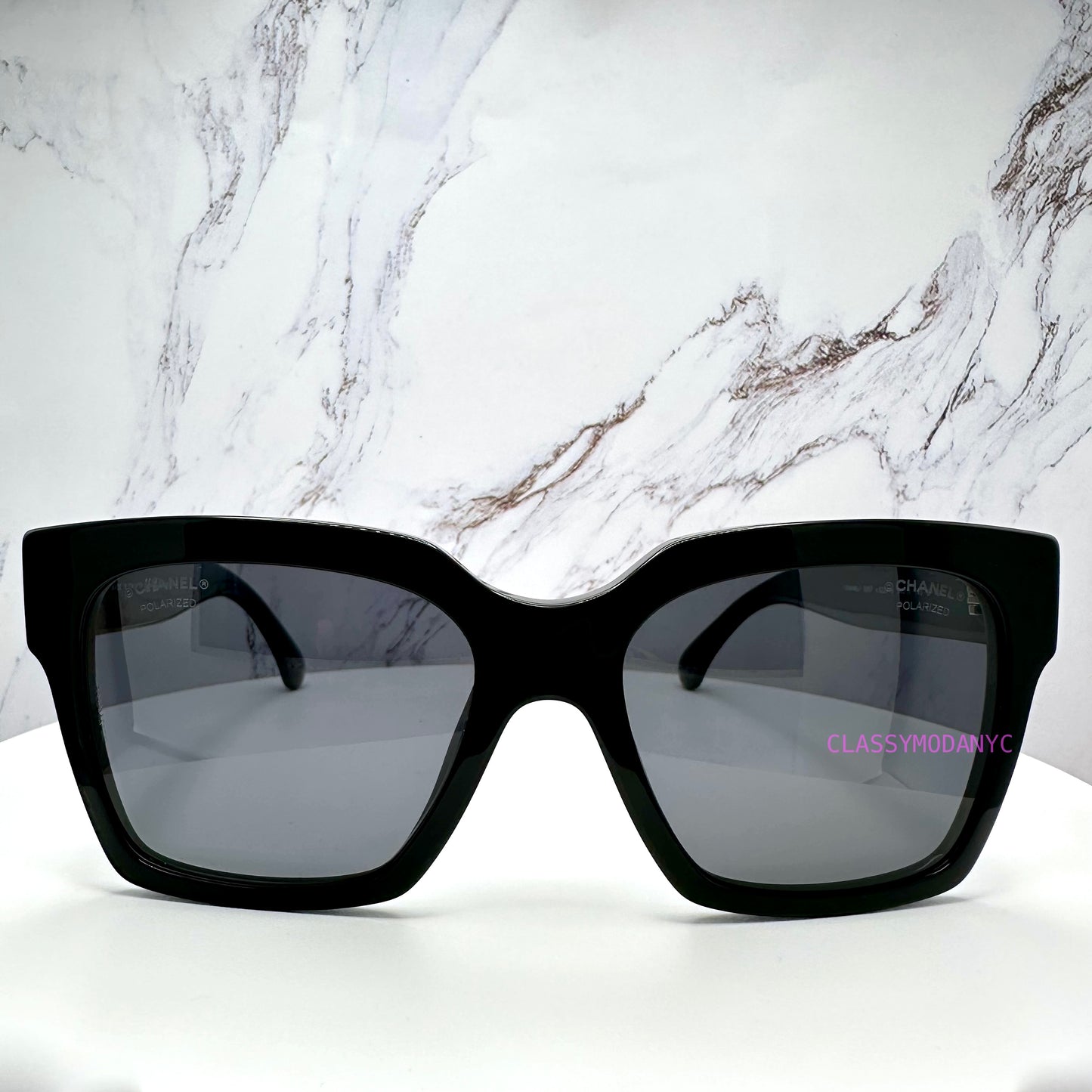 Chanel sunglasses CH5557 C622/T8 Chanel sunglasses front view 