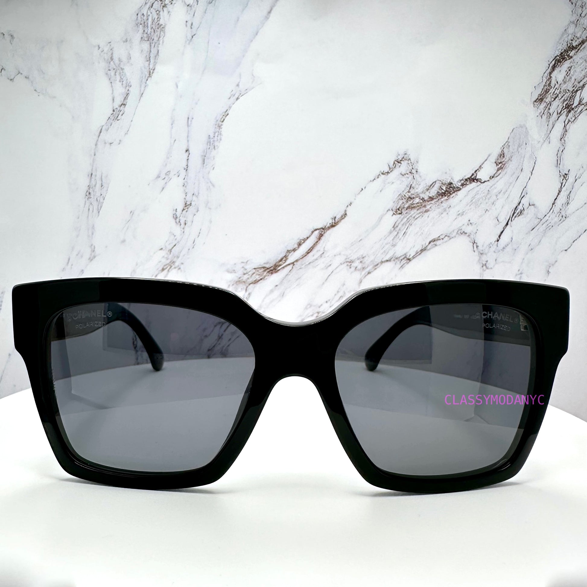 Chanel sunglasses CH5557 C622/T8 Chanel sunglasses front view 