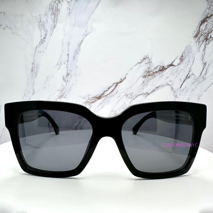 Chanel sunglasses CH5557 C622/T8 Chanel sunglasses front view 